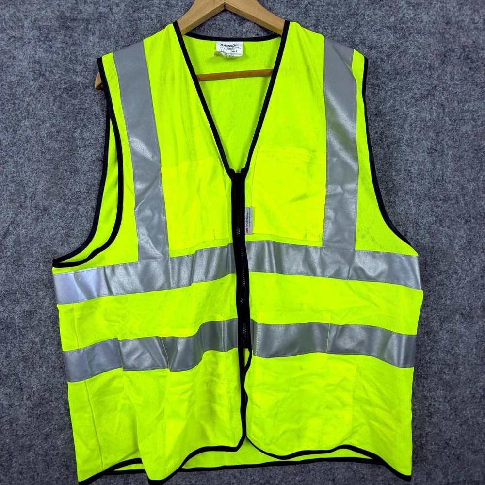 Radnor High Visibility Surveyor Safety Vest Unisex XL Class 2 ANSI/ISEA 107-2010